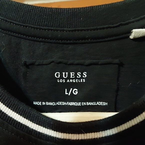Guess men's large black t-shirt - Picture 9 of 12